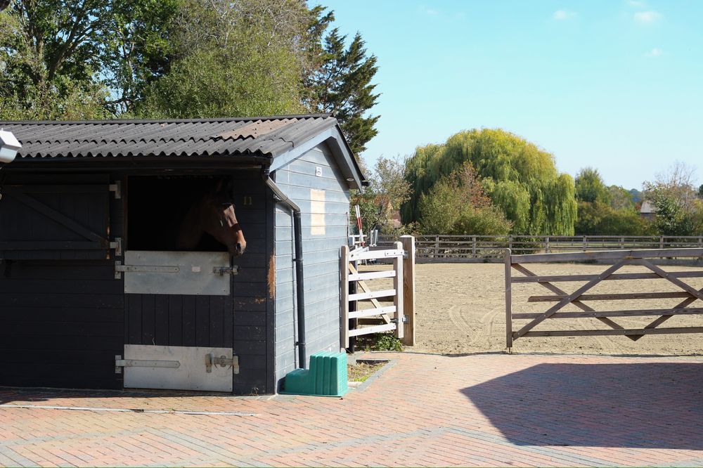 Stable beside the arena gate